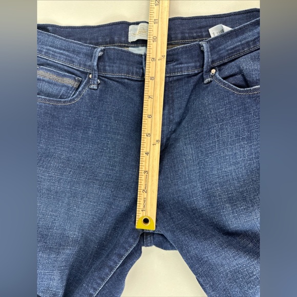 Levis 515 Womens Mid Rise Sz 10 Capri Cuffed Denim Blue Jeans Stretch Casual - Picture 8 of 11